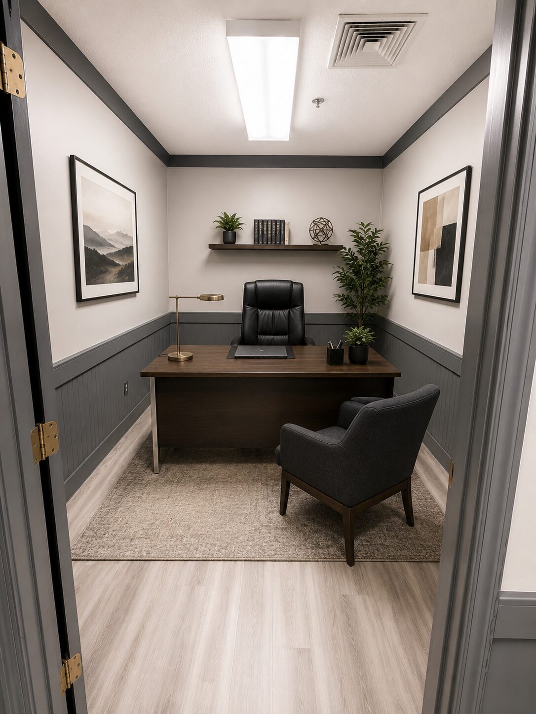 Envisioned: working office